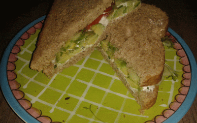 Broodje avocado gezond