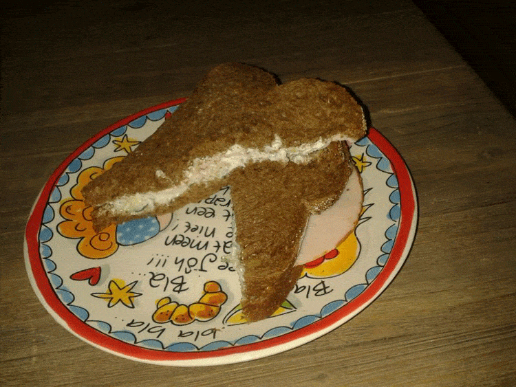Kalkoen Komkommersalade Sandwich