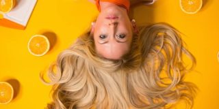 Blond haar