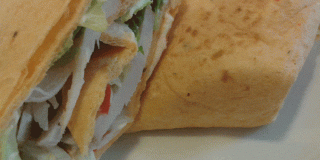 Wrap met gerookte kip