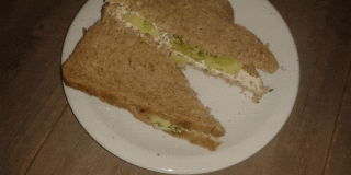 Komkommer Kruidenkaas Dille Sandwich