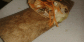Wrap gepaneerde kip