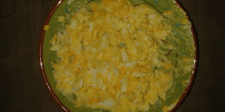 Eigengemaakt eiersalade